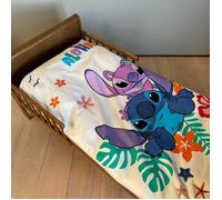 Parure de lit bébé - 100x140 cm - Disney - Stitch, Angel - Phosphorescente