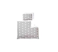 Parure de lit bébé Little Stars gris/blanc - 100x135
