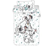 Parure de lit bébé - Plays - 101 Dalmatiens - Housse de couette 100x135cm - Taie 40x60cm - Multicouleurs