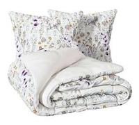 Parure de lit blanc 240x190 cm coton - atmosphera Blanc