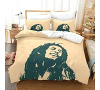 Parure De Lit Bob Marley, Légendes De La Musique, Chanteur Jamaïcain, Couvre-Lit Confortable, Parure De Lit Queen Size, Decoration De Chambre
