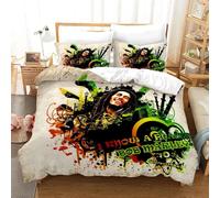 Parure De Lit Bob Marley, Légendes De La Musique, Chanteur Jamaïcain, Couvre-Lit Confortable, Parure De Lit Queen Size, Decoration De Chambre
