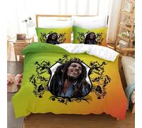 Parure De Lit Bob Marley, Légendes De La Musique, Chanteur Jamaïcain, Couvre-Lit Confortable, Parure De Lit Queen Size, Decoration De Chambre