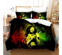 Parure De Lit Bob Marley, Légendes De La Musique, Chanteur Jamaïcain, Couvre-Lit Confortable, Parure De Lit Queen Size, Decoration De Chambre