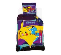 Parure de lit - CARBOTEX - Pokémon - 140 x 200 cm - 100 % coton - Multicolore