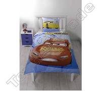 Parure de lit Cars 3 Reversible Housse de Couette et sa taie d'oreiller 100% Coton