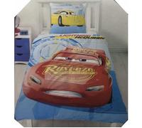 Parure de lit CARS DISNEY - Housse de couette 140x200 cm + Taie d'oreiller 50x70 cm - Coton