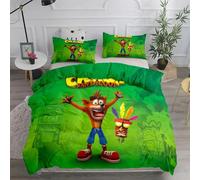 Parure De Lit Crash Bandicoot Game, Ensemble De Literie Exquis, Housse De Couette, Ensemble De Literie, Cadeau D'anniversaire De Luxe