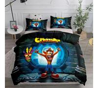 Parure De Lit Crash Bandicoot Game, Ensemble De Literie Exquis, Housse De Couette, Ensemble De Literie, Cadeau D'anniversaire De Luxe