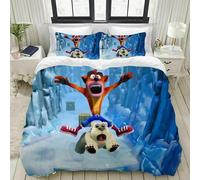 Parure De Lit Crash Bandicoot Game, Ensemble De Literie Exquis, Housse De Couette, Ensemble De Literie, Cadeau D'anniversaire De Luxe