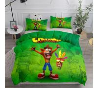 Parure De Lit Crash N Uka Uka Avec Housse De Couette, King, Queen, Double, Full, Twin, Single