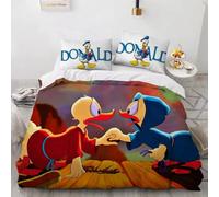 Parure De Lit Daisy Bleue Avec Housse De Couette Donald Duck Mickey Minnie, Cadeaux Pour Enfants, Taille Double, Simple, Queen Et King Size