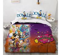 Parure De Lit Daisy Bleue Avec Housse De Couette Donald Duck Mickey Minnie, Cadeaux Pour Enfants, Taille Double, Simple, Queen Et King Size