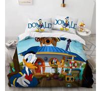 Parure De Lit Daisy Bleue Avec Housse De Couette Donald Duck Mickey Minnie, Cadeaux Pour Enfants, Taille Double, Simple, Queen Et King Size