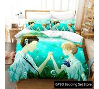 Parure De Lit De Luxe Avec Housse De Couette Et Taie D'oreiller Motif Anime A Silent Voice The Shape Of Voice, Impression 3d, Queen Size, 2025