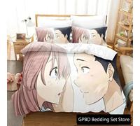 Parure De Lit De Luxe Avec Housse De Couette Et Taie D'oreiller Motif Anime A Silent Voice The Shape Of Voice, Impression 3d, Queen Size, 2025
