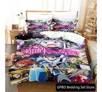 Parure De Lit De Luxe Avec Housse De Couette Et Taie D'oreiller Motif Anime Kumoko So I'm A Spider So What, Nouvelle Collection 3d