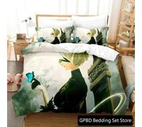 Parure De Lit De Luxe Avec Housse De Couette Et Taie D'oreiller, Motif Anime Nier Automata 2b, Imprime 3d, Pour Garcon S Et Filles, Lit Double, Queen Et King Size