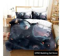Parure De Lit De Luxe Avec Housse De Couette Et Taie D'oreiller, Motif Anime Nier Automata 2b, Imprime 3d, Pour Garcon S Et Filles, Lit Double, Queen Et King Size