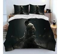 Parure De Lit De Luxe Avec Housse De Couette Et Taie D'oreiller, Motif S-Sekiro Shadows Die Twice, Imprime 3d, Taille King/Queen