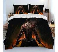 Parure De Lit De Luxe Avec Housse De Couette Et Taie D'oreiller, Motif S-Sekiro Shadows Die Twice, Imprime 3d, Taille King/Queen