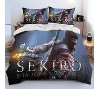 Parure De Lit De Luxe Avec Housse De Couette Et Taie D'oreiller, Motif S-Sekiro Shadows Die Twice, Imprime 3d, Taille King/Queen