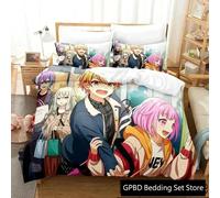 Parure De Lit De Luxe Avec Housse De Couette Et Taie D'oreiller Motif Wonderlands Showtime 3d