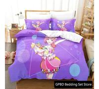 Parure De Lit De Luxe Avec Housse De Couette Et Taie D'oreiller Motif Wonderlands Showtime 3d