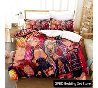 Parure De Lit De Luxe Avec Housse De Couette Et Taie D'oreiller Motif Wonderlands Showtime 3d