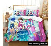 Parure De Lit De Luxe Avec Housse De Couette Et Taie D'oreiller Motif Wonderlands Showtime 3d