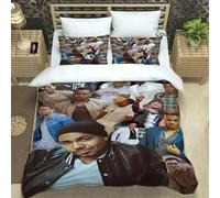 Parure De Lit De Luxe Avec Impression 3d Du Chanteur Latin Romeo Santos, Ensemble De Literie Exquis, Housse De Couette, Ensemble De Literie, Cadeau De Luxe