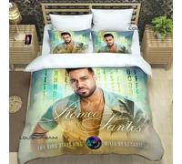 Parure De Lit De Luxe Avec Impression 3d Du Chanteur Latin Romeo Santos, Ensemble De Literie Exquis, Housse De Couette, Ensemble De Literie, Cadeau De Luxe