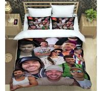 Parure De Lit De Luxe Avec Impression 3d Du Chanteur Latin Romeo Santos, Ensemble De Literie Exquis, Housse De Couette, Ensemble De Literie, Cadeau De Luxe