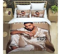 Parure De Lit De Luxe Avec Impression 3d Du Chanteur Latin Romeo Santos, Ensemble De Literie Exquis, Housse De Couette, Ensemble De Literie, Cadeau De Luxe