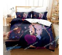 Parure De Lit De Luxe Imprimee En 3d Avec Housse De Couette Et Taie D'oreiller Motif Kaguya-Sama Love Is War Miss Huiye