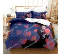 Parure De Lit De Luxe Imprimee En 3d Avec Housse De Couette Et Taie D'oreiller Motif Kaguya-Sama Love Is War Miss Huiye