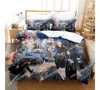 Parure De Lit De Luxe Imprimee En 3d Avec Housse De Couette Et Taie D'oreiller Motif Kaguya-Sama Love Is War Miss Huiye