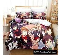 Parure De Lit De Luxe Imprimee En 3d Avec Motif Anime Love, Chunibyo Et Autres Délires Pour Garcon S Et Filles, Housse De Couette Pour Lit Double, Queen Et King Size