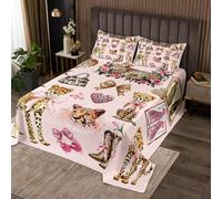 Parure de lit décorative matelassée pour enfants, garçons et filles, motif léopard et guépard africain, pour lit simple