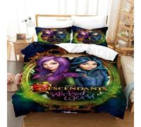 Parure De Lit Descendants 3 Pour Adolescents Et Enfants, Housse De Couette, Couette Douce, Housse De Couette, Taie D'oreiller