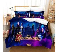 Parure De Lit Descendants 3 Pour Adolescents Et Enfants, Housse De Couette, Couette Douce, Housse De Couette, Taie D'oreiller