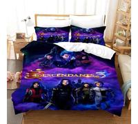Parure De Lit Descendants 3 Pour Adolescents Et Enfants, Housse De Couette, Couette Douce, Housse De Couette, Taie D'oreiller