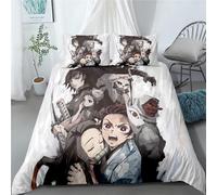 Parure De Lit Dessin Anime Demon Slayer Devil's Blade Kimetsu No Yaiba Tanjirou Nezuko Pour Filles