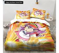 Parure De Lit Dessin Anime Dr S-Slump Arale, Ensemble De Literie Mignon Avec Drap, Housse De Couette En Microfibre Ou Polyester Pour Lit King Size Et Double
