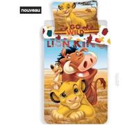 Disney Parure de lit Roi Lion 100 x 135 cm – Taie d'oreiller 40 x 60 cm