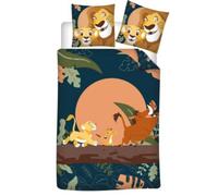 Aymax Parure de lit Disney Le Roi Lion Housse 140x200 cm Taie 65x65 cm Polycoton Oeko Tex