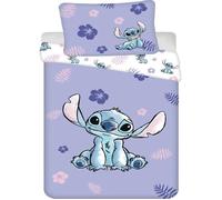 Parure de lit - Disney - Stitch - Housse de couette 140x200 cm - Taie d'oreiller 70x90 cm - 100% coton