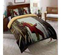 Parure De Lit Double Avec Housse De Couette Eu-Vv, Motif Joker, Joseph Kerr, Housse De Couette En Microfibre, Fermeture Éclair Et 2 Taies D'oreiller, Bordure Eric