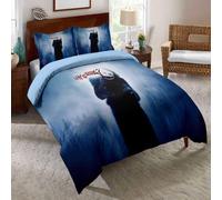 Parure De Lit Double Avec Housse De Couette Eu-Vv, Motif Joker, Joseph Kerr, Housse De Couette En Microfibre, Fermeture Éclair Et 2 Taies D'oreiller, Bordure Eric