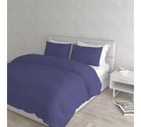 Parure de lit Double en Microfibre élégante, fabriquée en Italie - Housse de Couette - Housse de Couette 250 x 200 cm avec Rabat et taies d'oreiller, Violetta, pour lit Double